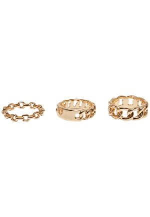 3 PACK - Ringar - gold-coloured