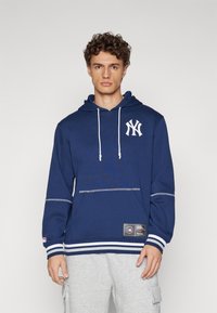 Fanatics - MLB NEW YORK YANKEES FOUNDATION HOODIE - Club wear - athletic navy/white/sport gray Thumbnail Image 1