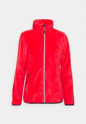 WOMAN JACKET - Fleecová bunda - campari