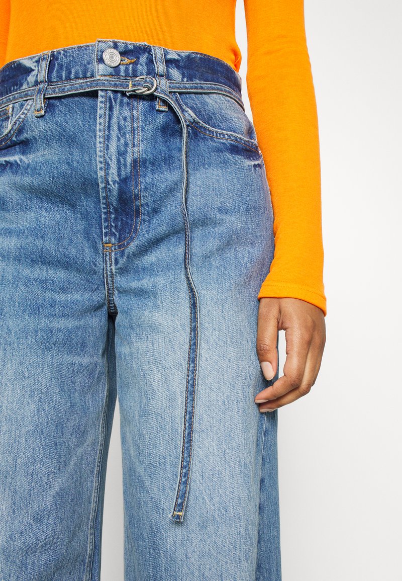 Damen Kleider | Frame Denim HIGH RISE BAGGY PANT RAW AFTER Jeans Relaxed Fit mykonos/blue denim - LR80741 Damen Kleider | Frame Denim HIGH RISE BAGGY PANT RAW AFTER Jeans Relaxed Fit mykonos/blue denim - LR80741