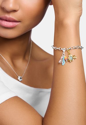 THOMAS SABO, CHARM-ANHÄNGER SOMMER - Anhänger - silberfarben rot grün türkis pink orange weiß