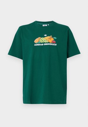 FRUIT SALAD UNISEX - Nyomott mintás póló - collegiate green
