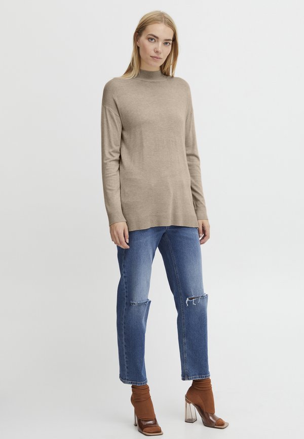 BYPIMBA - Jumper - tannin melange3