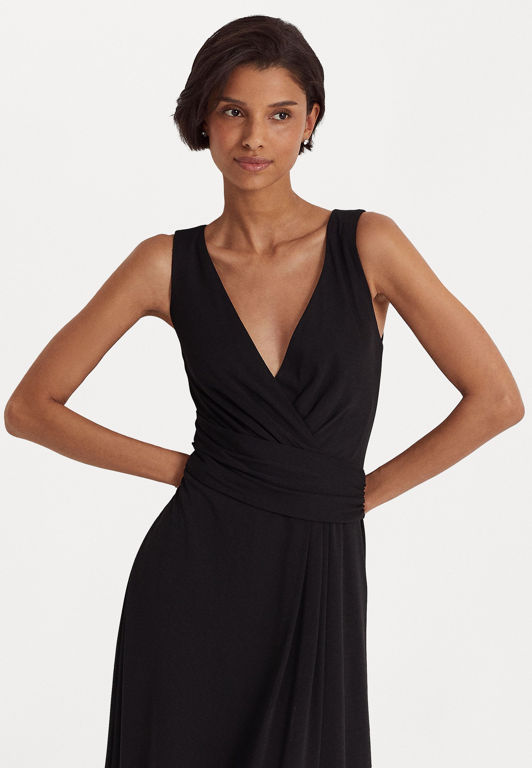 Lauren Ralph Lauren AFARA SLEEVELESS DAY DRESS - Jersey dress - black -  