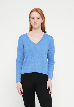 ONLLOYAL LIFE V NECK - Pullover - ultramarine/melange