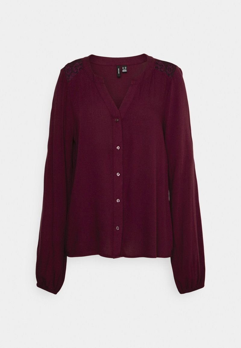 Vero Moda Tall Blouse donkerrood