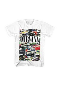 Paradiso Clothing NIRVANA CASSETTES - Print T-shirt - white