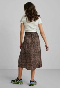 Pieces A-linjekjol - brown