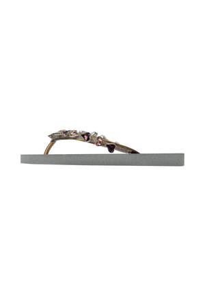 HEART - T-bar sandals - silver