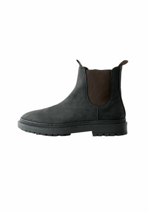 REGULAR FIT - FOREVER COMFORT ROUND TOE - Plateaustiefelette - new black oiled leather