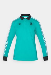 LIVERPOOL FC ICON LONG SLEEVE POLO - Klubska moštva - sea green