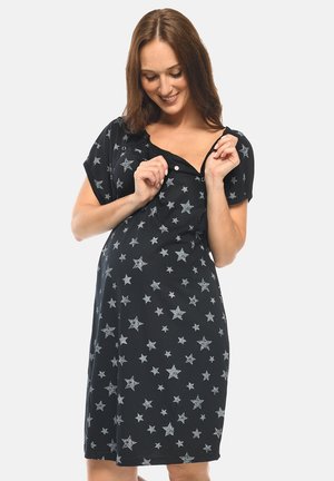 3 IN1 STILL UMSTANDS  STERNE - Nachthemd - black stars