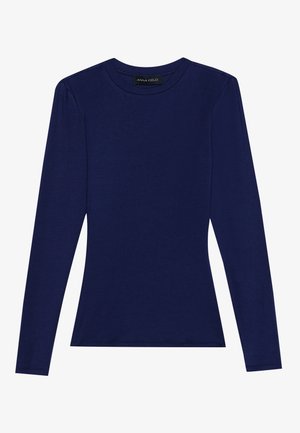 Anna Field CREWNECK WITH WOOL MIX - Maglietta a manica lunga - dark blue