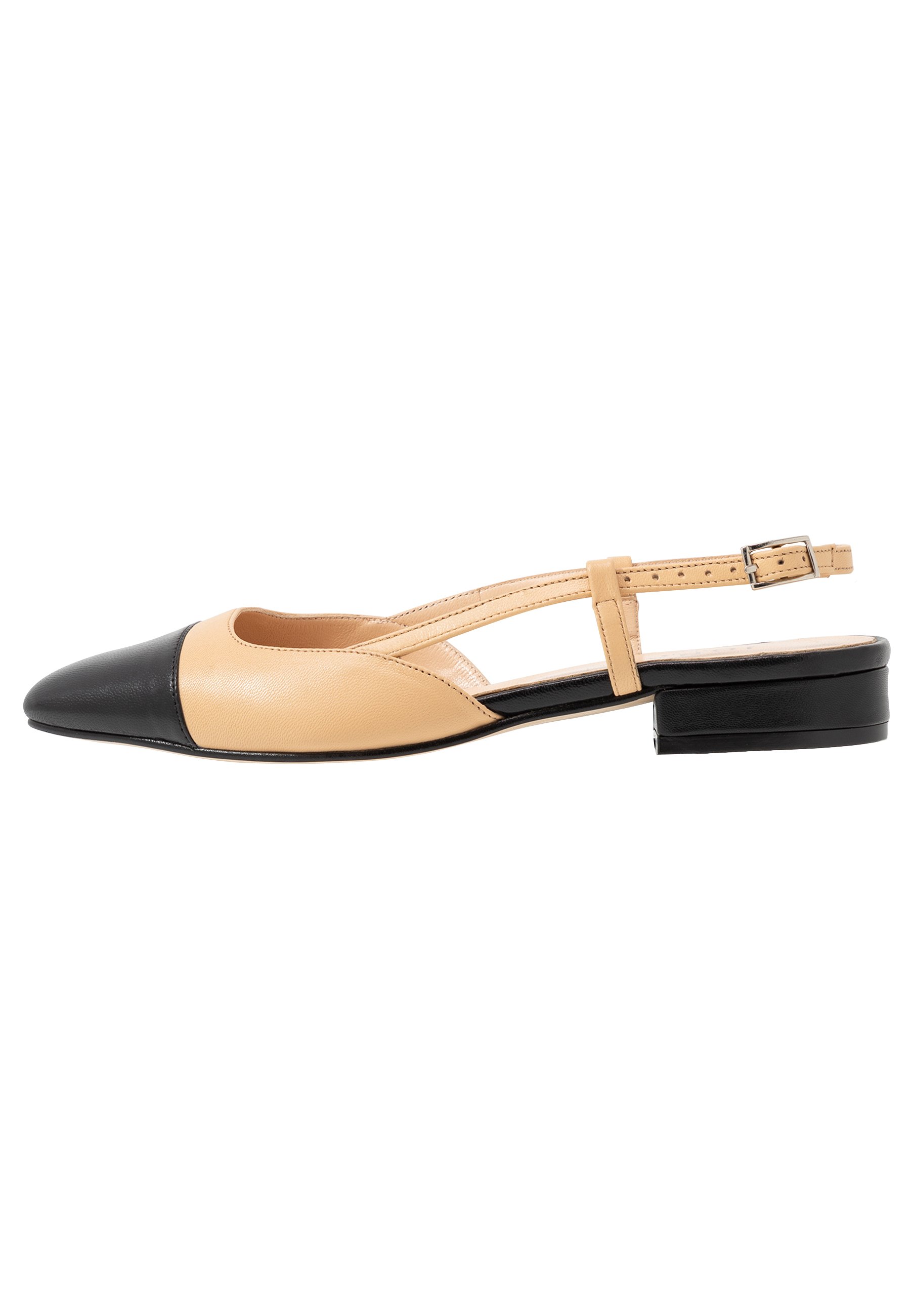 Jonak DHAPOU - Slingback ballet pumps - noir/beige/nude - Zalando.co.uk