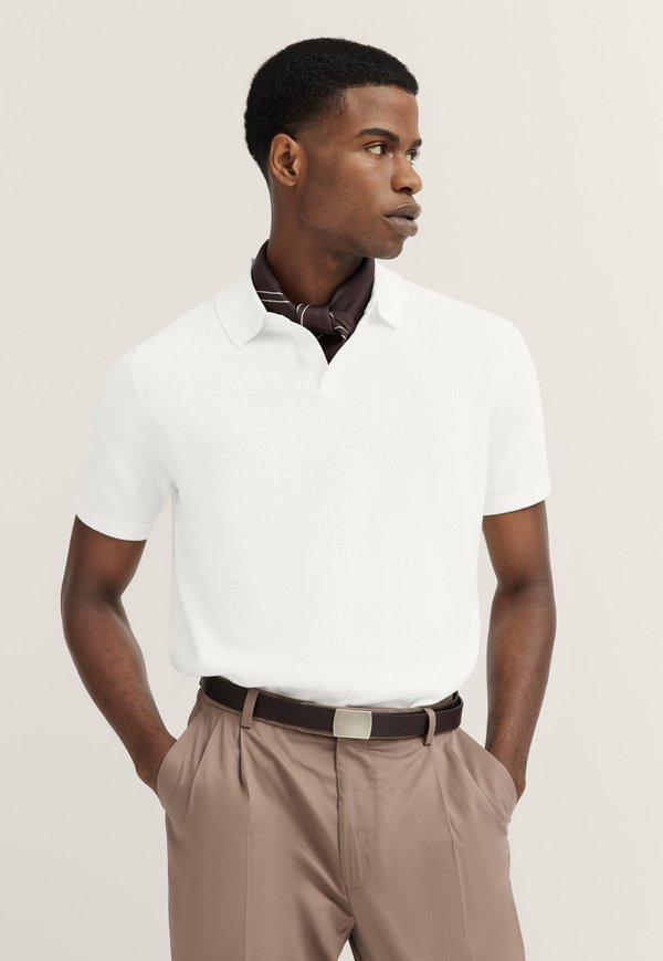 KNIT - Poloshirt - ecru