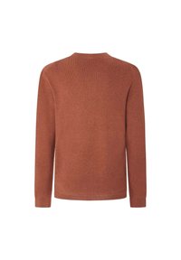 Hackett London Stickad tröja - burnt orange denim