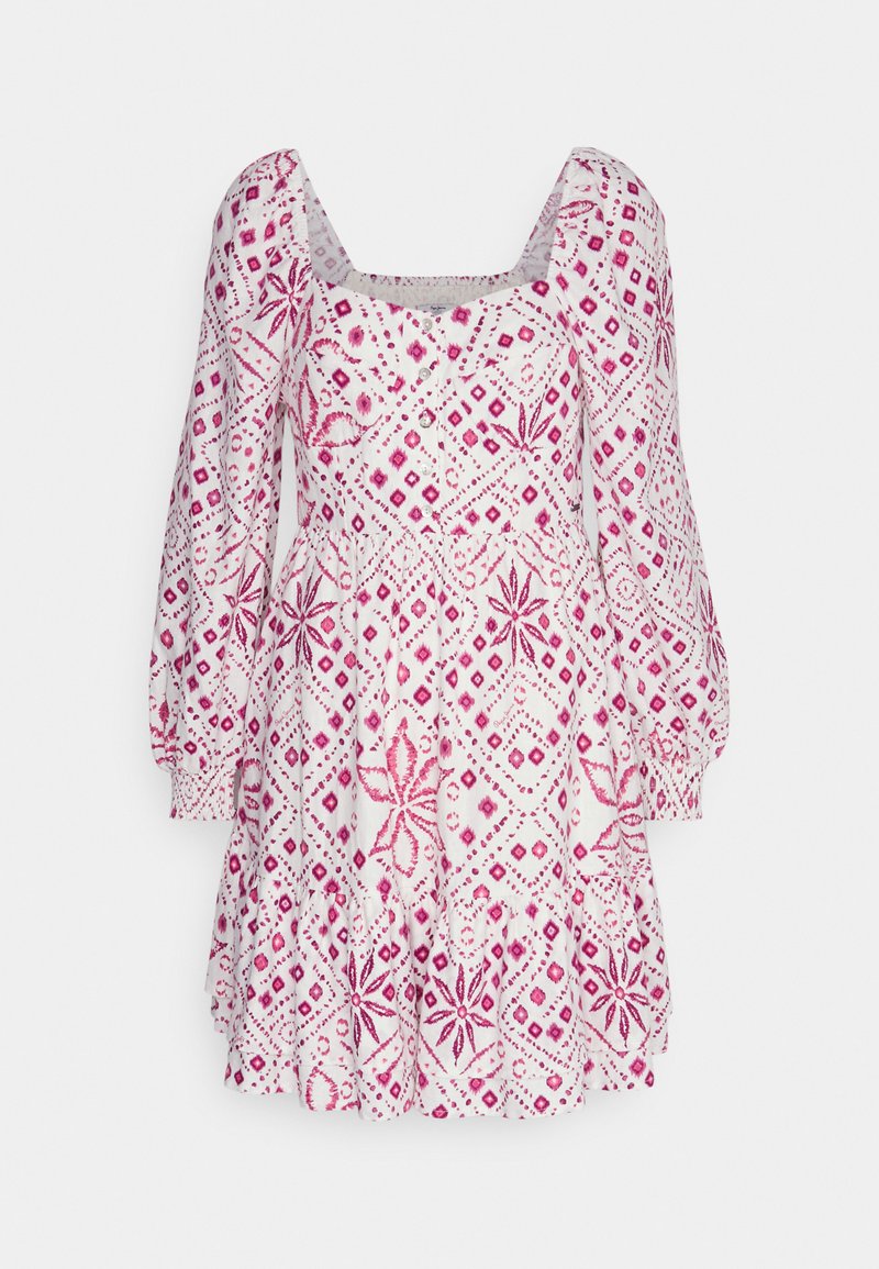 Pepe Jeans Jurk donkerroze