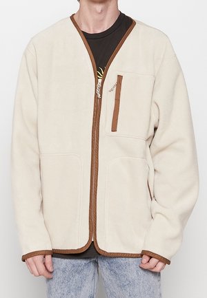 Fleecejacke - beige