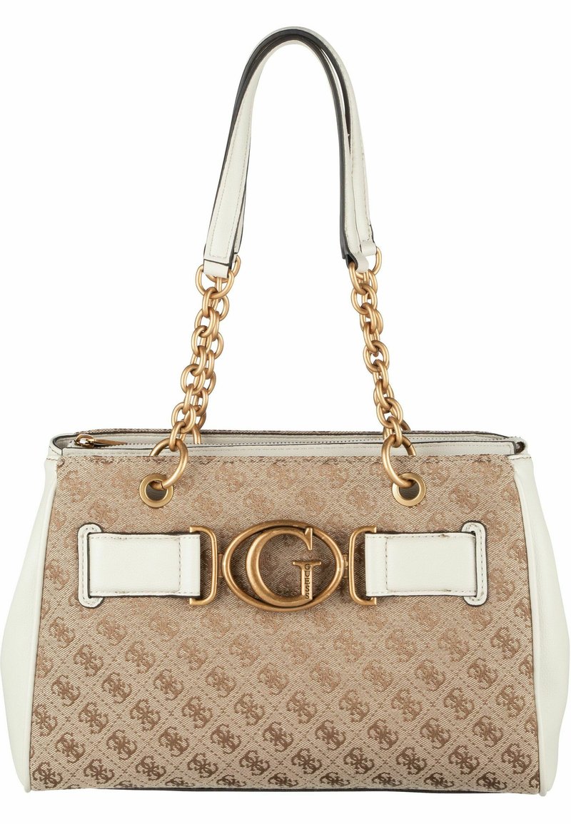Guess AVIANA LUXURY SATCHEL Handbag latte stone/light brown