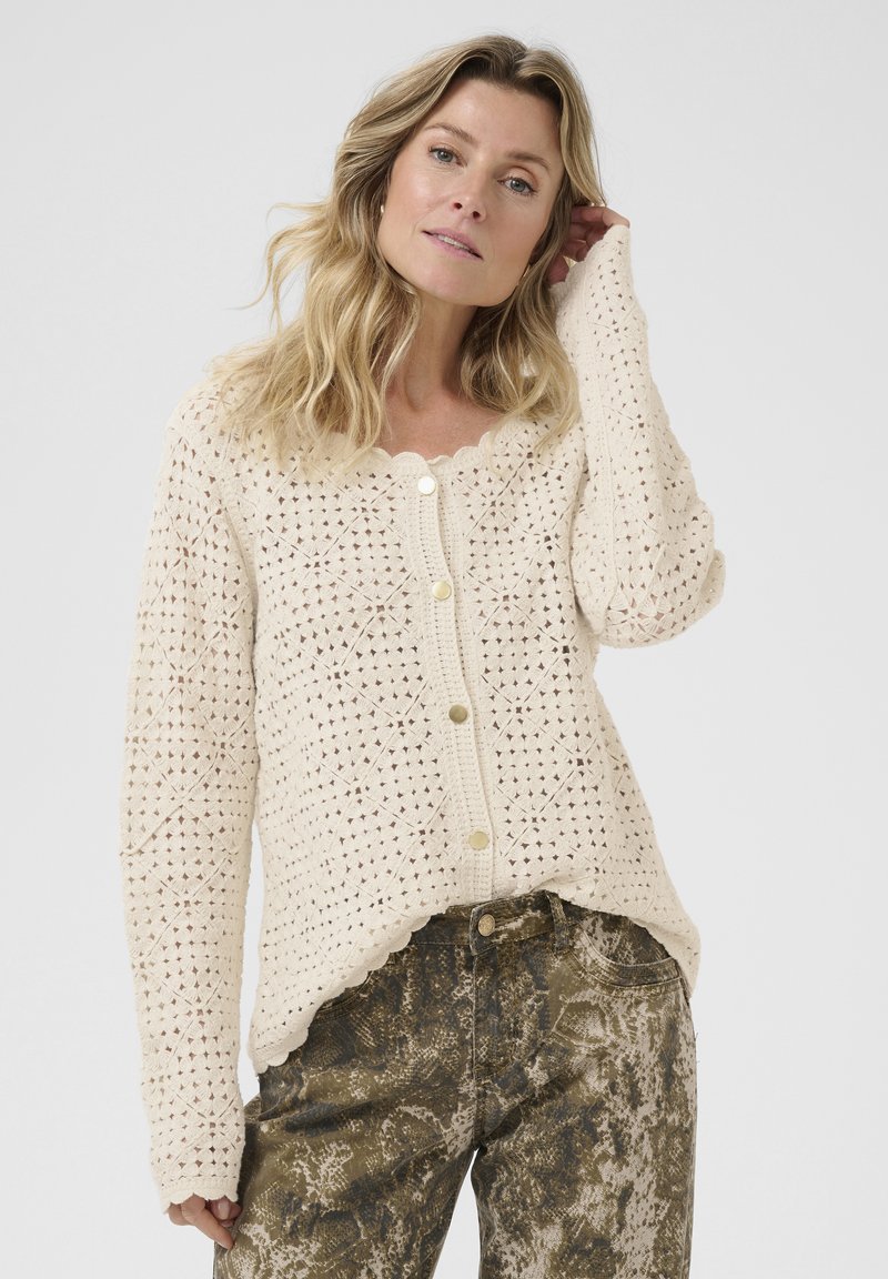 Cream KIP - Cardigan - birch