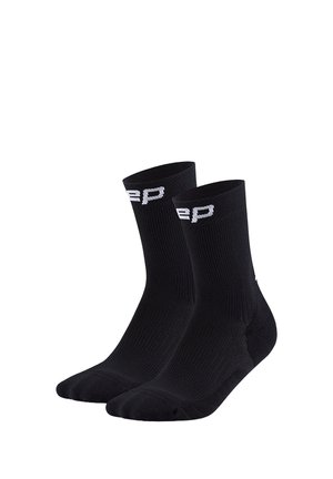 CEP, 2ER-PACK RUN COMPRESSION MID CUT 5.0 - Sportsocken - black