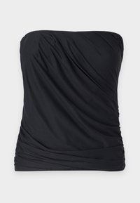 SOFT MATTE TUCKABLE RUCHED TUBE  - Top - black beauty