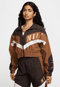 Nike Sportswear STREET - Bluză de trening - brown/light british tan/sail