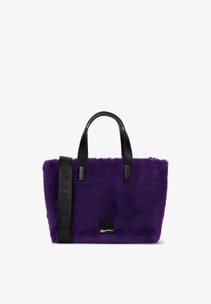Karl Lagerfeld Jeans, KLJ BOX LOGO MINI TOTE FURRY - Handtas - prism violet