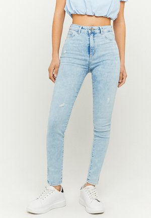 HIGH WAIST SKINNY JEANS - Jeans Skinny Fit - blue