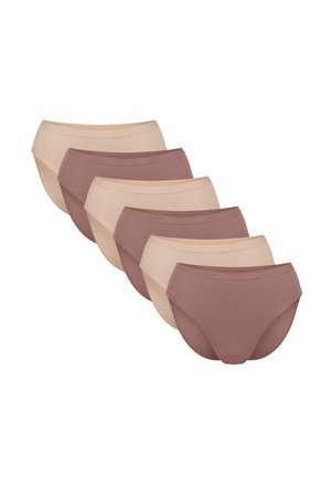 GO DAILY TAI 6ER PACK - Briefs - beige   cacao