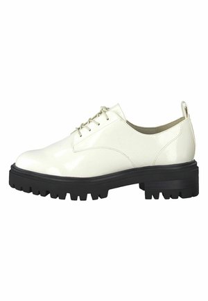 Casual lace-ups - ivory patent