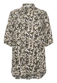 Kaffe Curve CALA  - Overhemdblouse - sand black green graphic