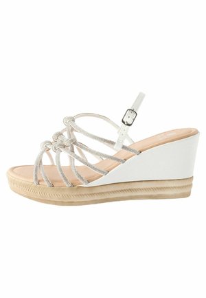 FOREVER COMFORT - Platform sandals - silver