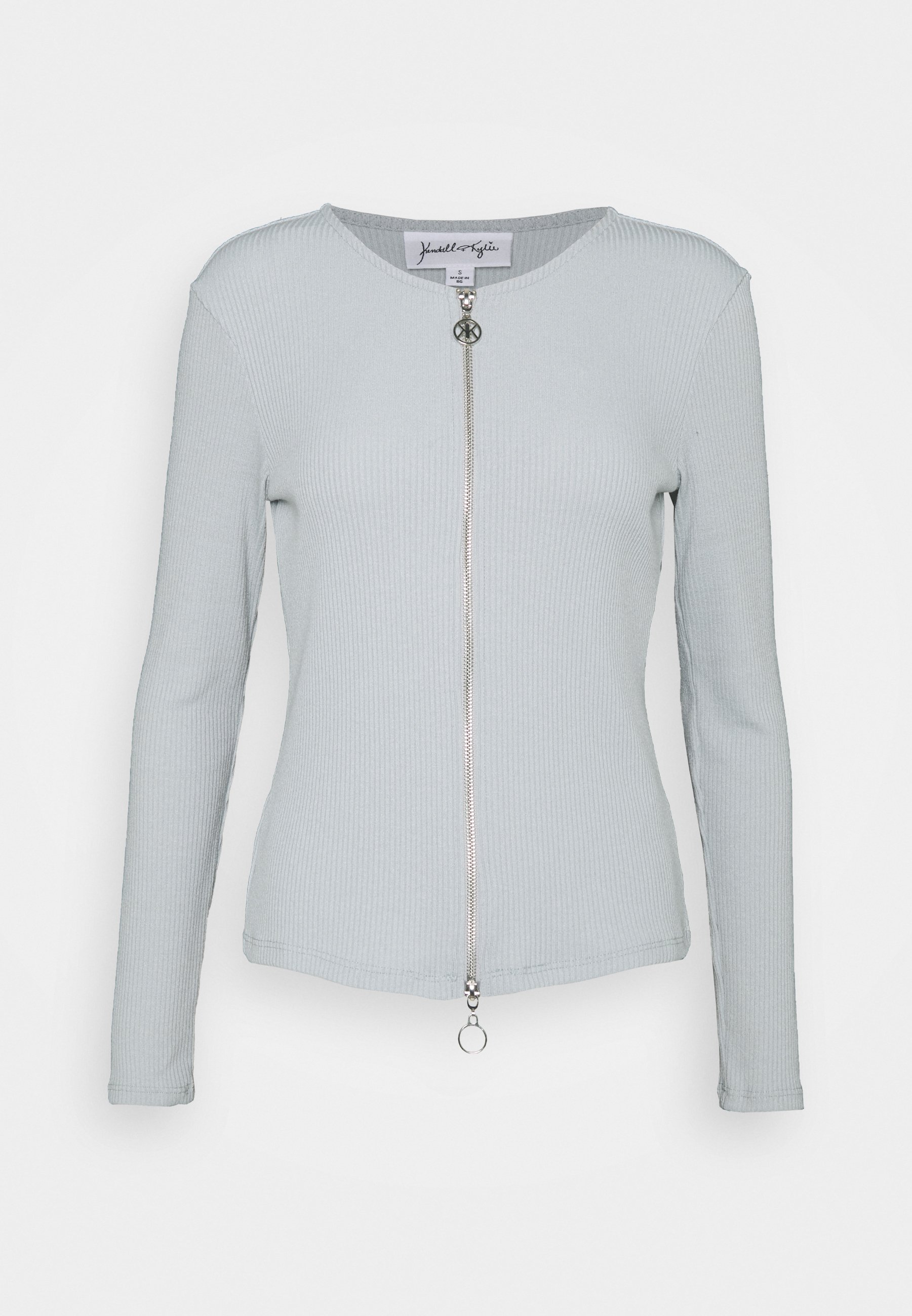 double zipper cardigan