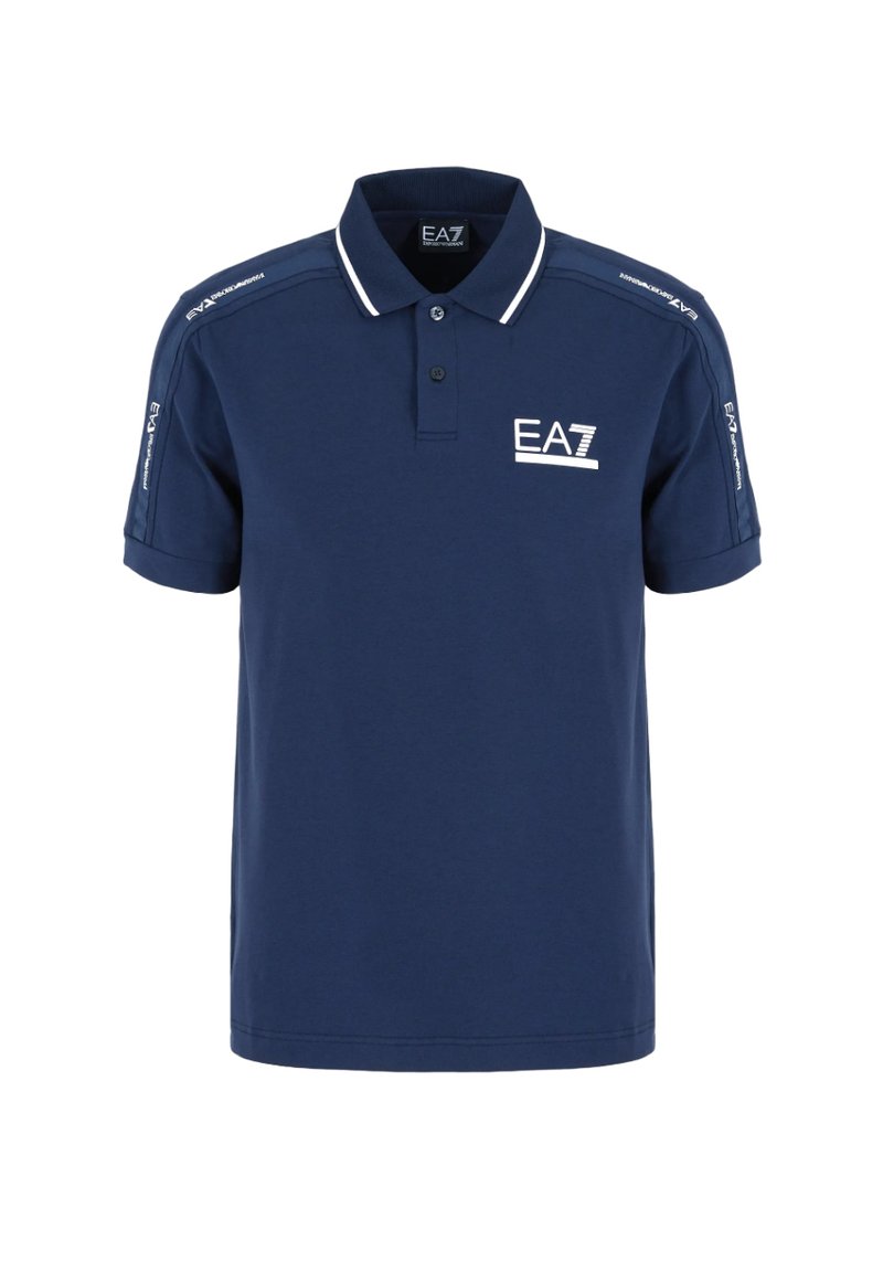 EA7 Emporio Armani Poloshirt blauw EA7 Emporio Armani Poloshirt blauw