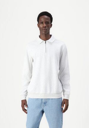 ONSDAVID HALF ZIP - Mikina - light grey melange
