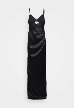X LAW ROACH DRAPED CUTOUT GOWN - Koktailové šaty/večierkové šaty - black