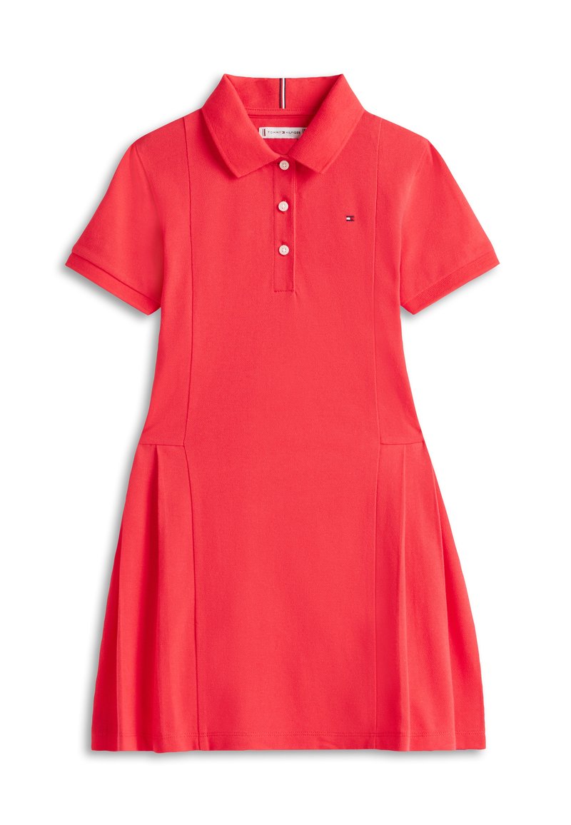 Tommy Hilfiger ESSENTIAL PLEATED SHORT SLEEVE POLO DRESS - Robe de jour ...