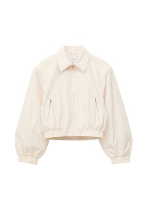 & OTHER STORIES, & OTHER STORIES ZIP-FRONT SHORT JACKET - Suvejakk - light beige