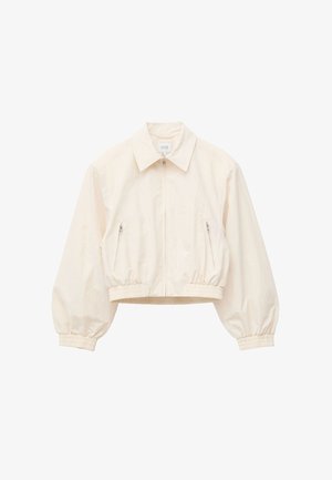 & OTHER STORIES, & OTHER STORIES ZIP-FRONT SHORT JACKET - Suvejakk - light beige