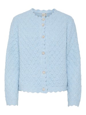 YAS YASBUBBLE CARDIGAN - Cardigan - clear sky