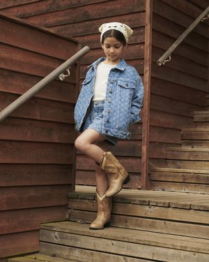 Copenhagen Colors Τζιν σορτς - light washed blue