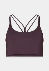 PRINCIPAL LOW IMPACT BRA - Lengvai krūtinę prilaikanti sportinė liemenėlė - deep plum