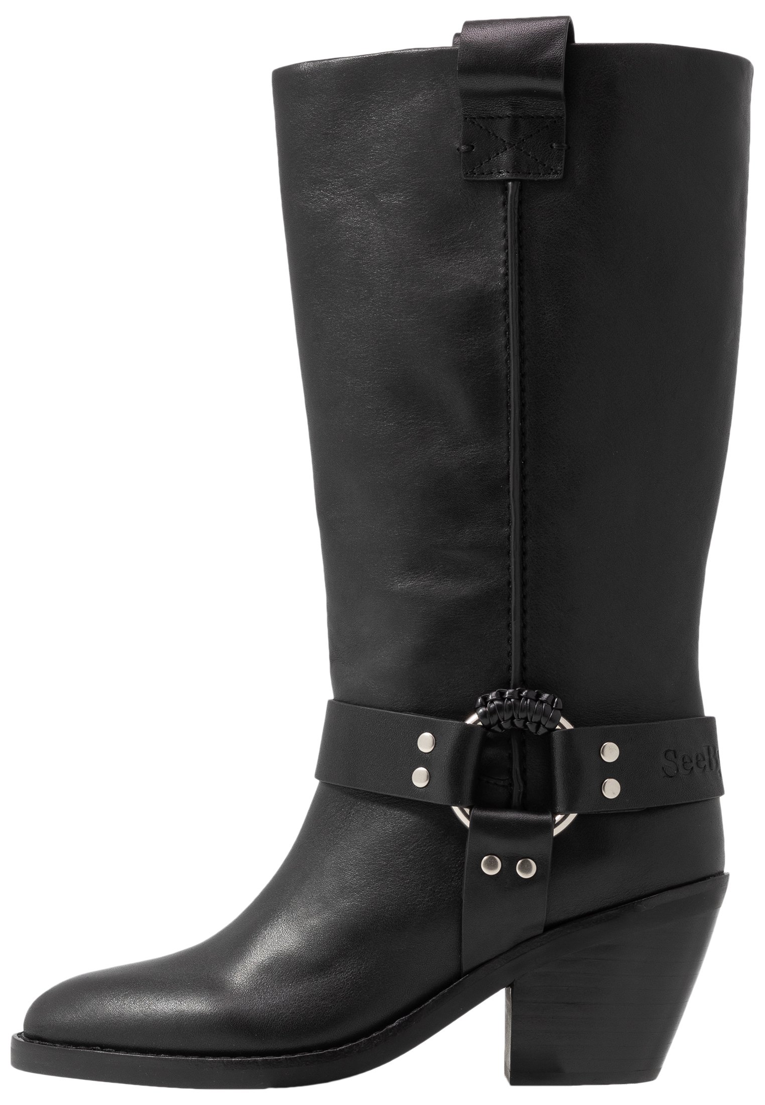 chloe biker boots