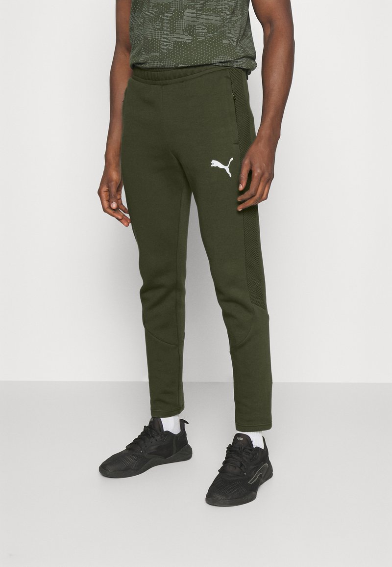 Puma EVOSTRIPE PANTS Tracksuit bottoms myrtle/green Zalando.co.uk