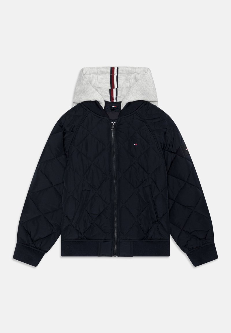 Tommy Hilfiger QUILTED - Bomber Jacket - desert sky/dark blue - Zalando.ie