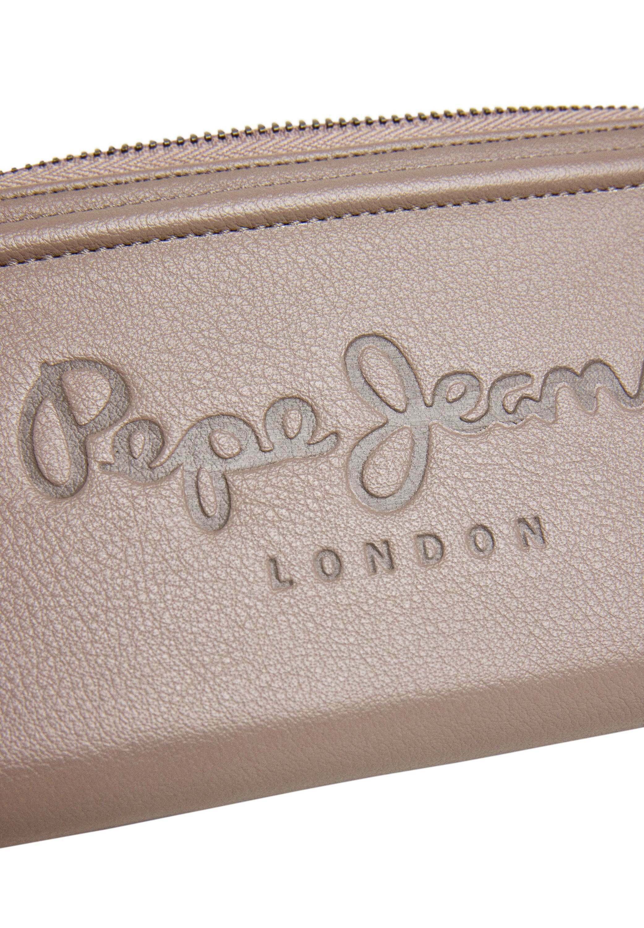 Pepe Jeans Jackson Geldbörse – Braun, Leder-Optik, Mit RFID-Schutz, Für Karten & Scheine