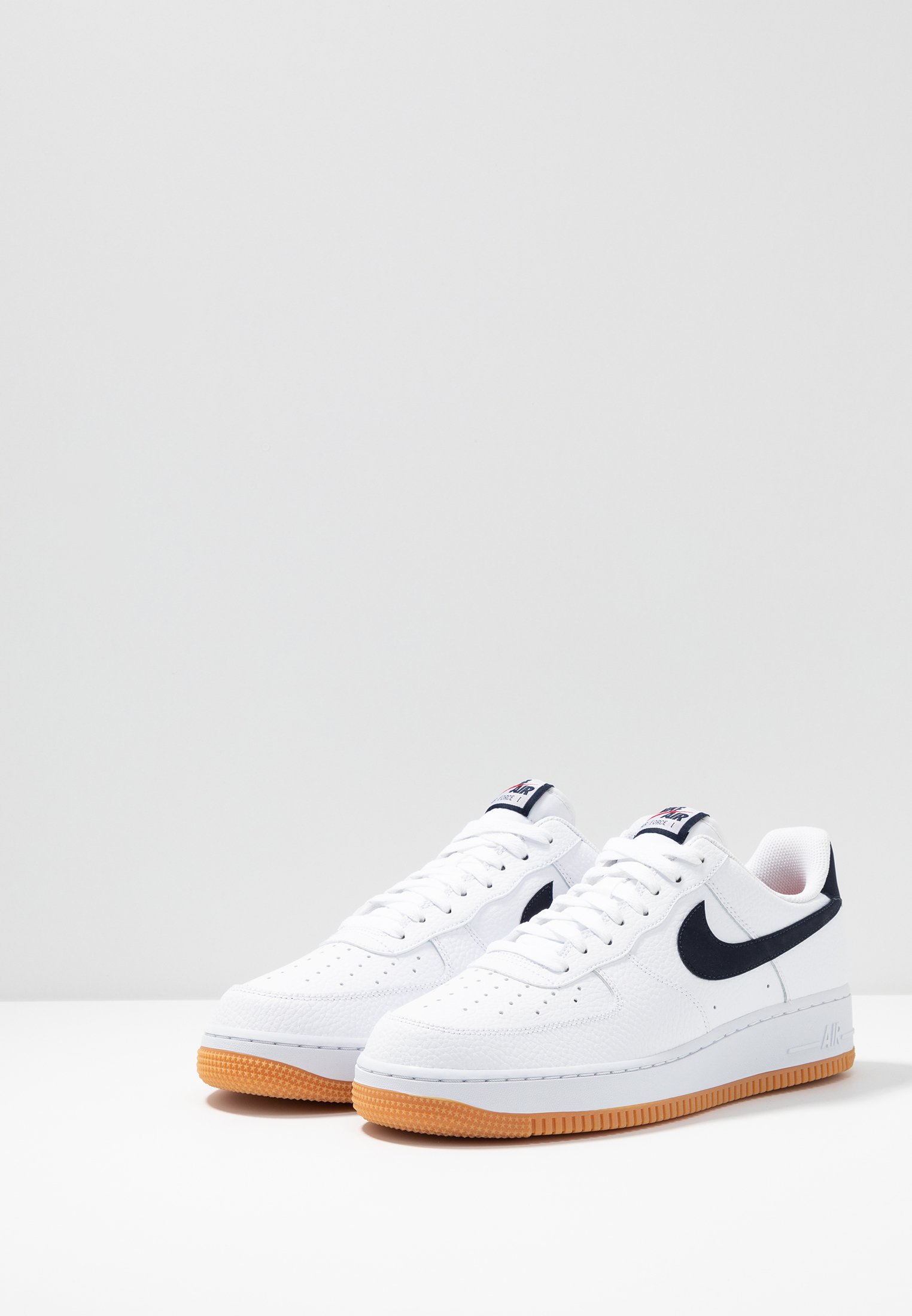 AIR FORCE 1 '07 - Sneakers laag - white/obsidian/university red/medium brown AIR FORCE 1 '07 - Sneakers laag - white/obsidian/university red/medium brown