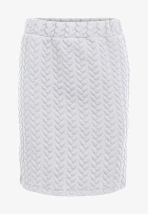 Falda de tubo - light grey melange
