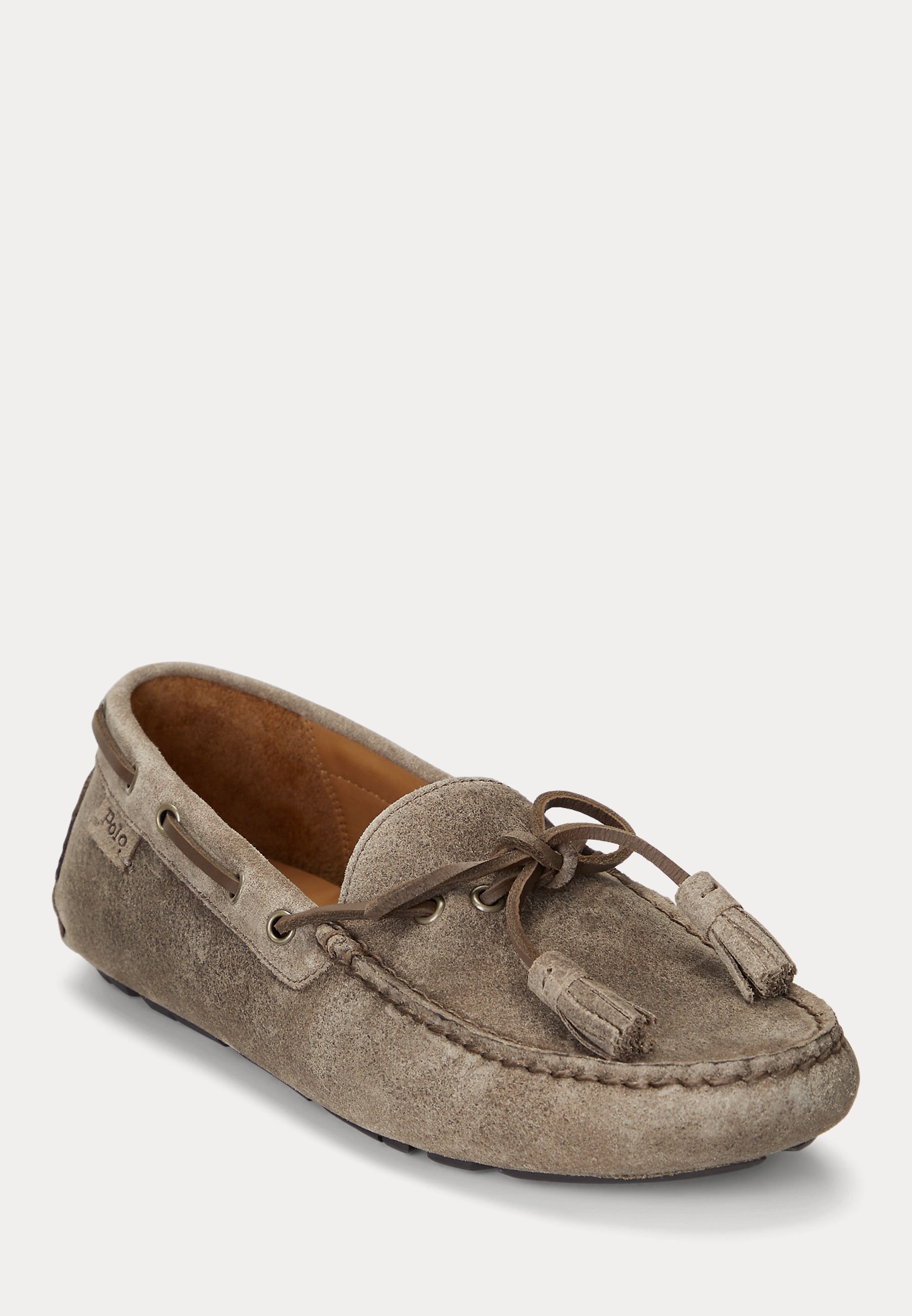 Polo Ralph Lauren ANDERS TASSELLED SUEDE DRIVER - Mokassin - dirty